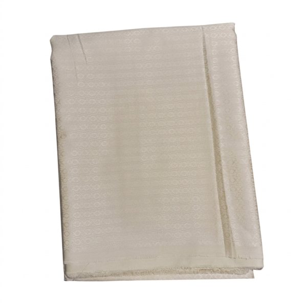 Tissu Jacquard Satiné à Motifs Géométriques